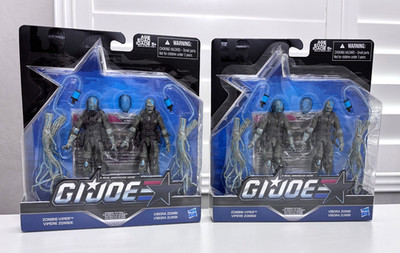 Zombie-Viper Zombie Patrol Lot x2 G.I. JOE COBRA 50th Anniversary MOC Sealed
