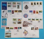 JERSEY - NICE COLLECTION OF 8 FIRST DAY COVERS - PLEASE SEE PICs #4220