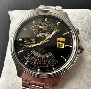 ORIENT Black Constellation Multi Calendar Automatic Serviced