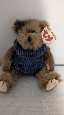 Ty Attic Treasures Christopher Jointed Bear with Tags Mint Condition Vintage 90s