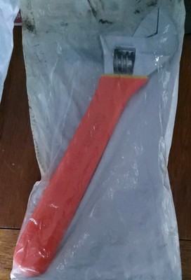 Cementex AW-12 Adjustable Wrench 12'' Tool Wide Capacity Jaw Tool Alloy Steel