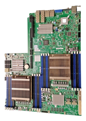 Supermicro X9DRW-7TPF +  2X XEON E5-2620 LGA2011  Server Motherboard
