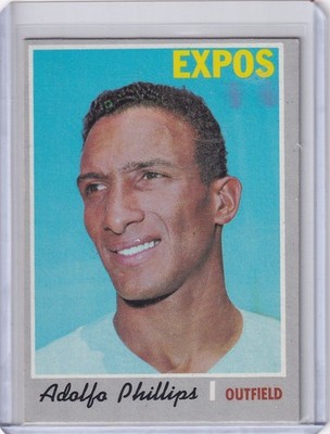 1970 Topps Baseball #666 Adolfo Phillips - Montreal Expos