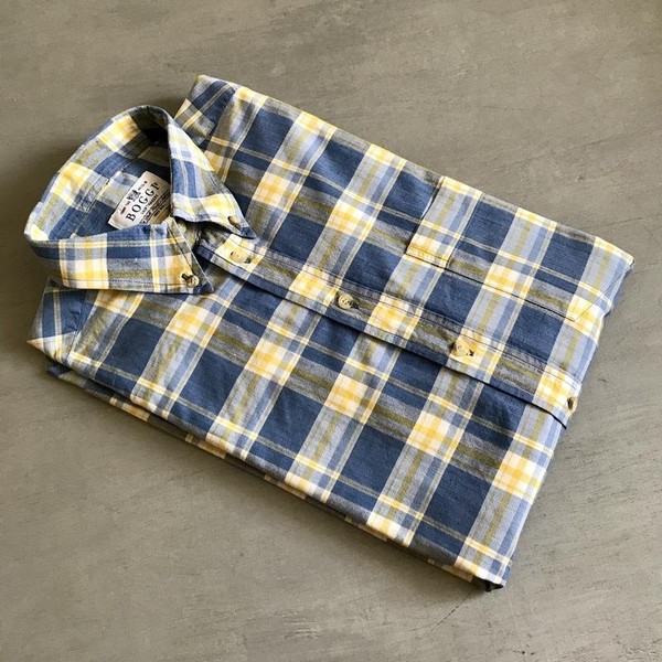 Men Boggi Milano Shirt Blue Cotton 42 / XL / 50 #1VQS