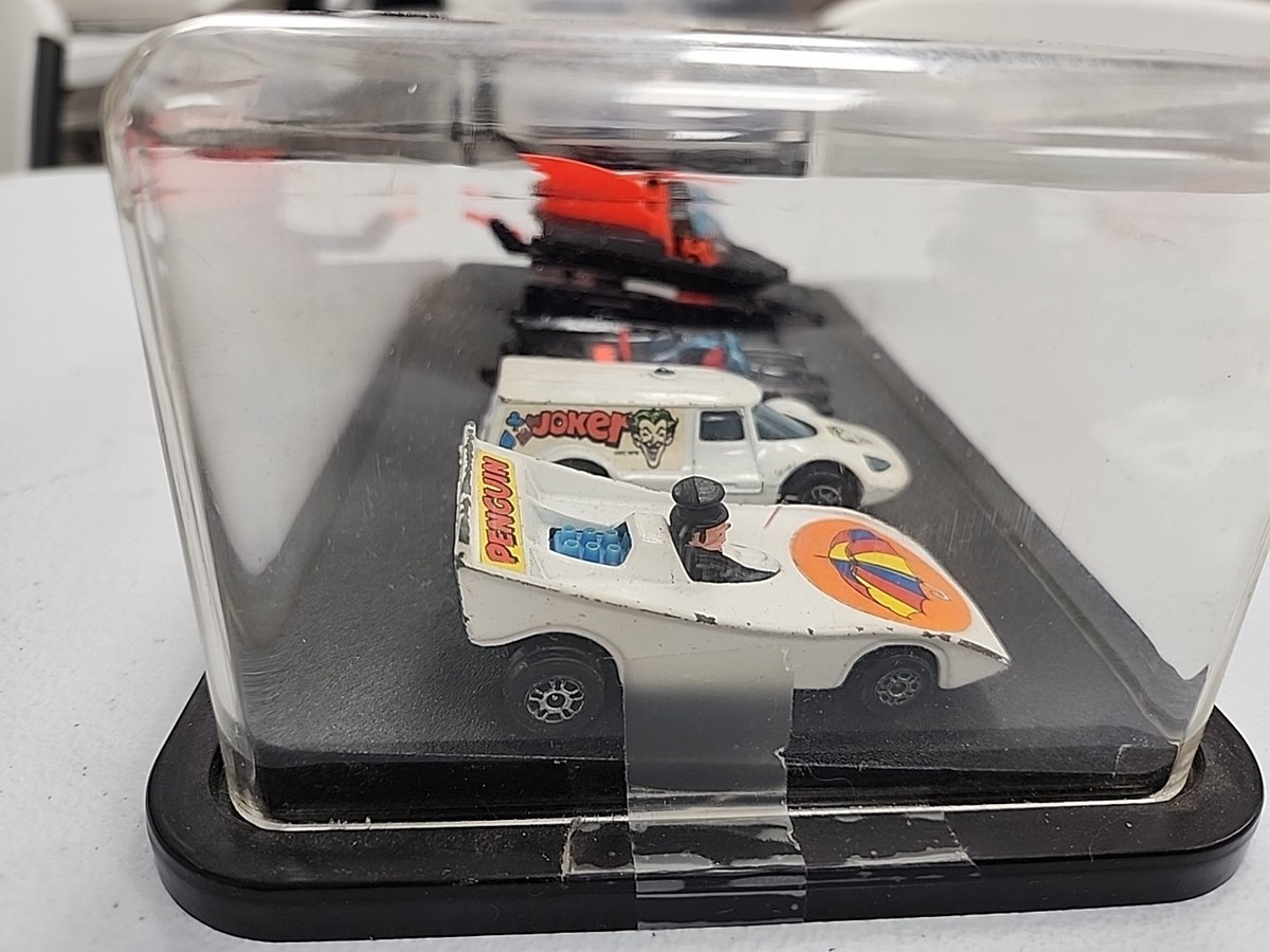 Corgi 1:43 Diecast Batmobile Car, Boat, Helicopter Joker, Penguin