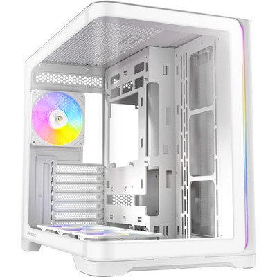 Antec C5 Curve Argb Midi-Tower-Gehäuse (weiß | 2x USB-A | 1x USB-