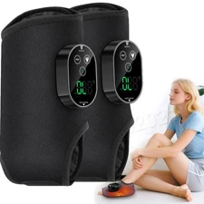 Electric Foot Ankle Massager Relieve Ankle Pain 6 Heat Levels, 3 Vibration Modes