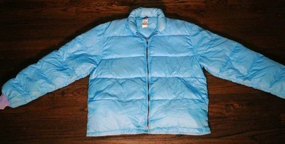 VINTAGE Frostline Kit Blue Goose Down Puffer Jacket Parka Unisex 60's 70's
