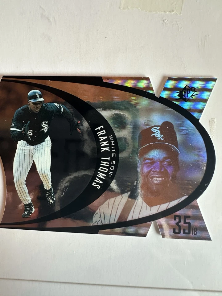 1997 SPx DIE CUT Frank Thomas #SPX17 Chicago White Sox Baseball Card (e9) - Image 2 of 4