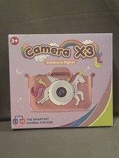 Children's Digital Unicorn Toy Camera X3, Pink, Ages 3 , Photo  Video Capture
