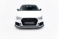 Maxton Design Frontlippe V.4 Passend FüR Audi RS3 Limousine 8V FL Schwarz Hochgl