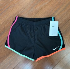 NWT Nike Girls Dri-Fit Shorts Black Size 6X Large