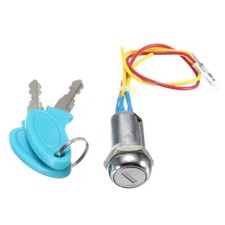 2 Wire Electric Scooter Ignition Switch with Keys for Convenient Up