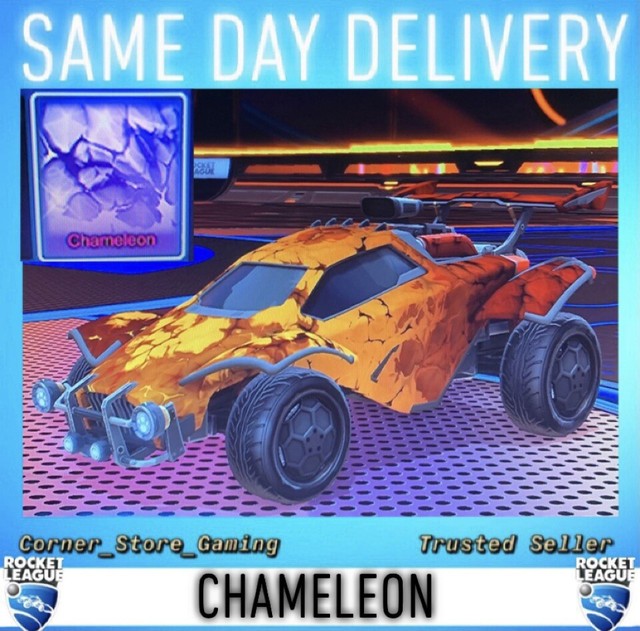 [Xbox One] Rocket League Chameleon Black Market Animated Decal 🦎🚀⚽️💥🥅
