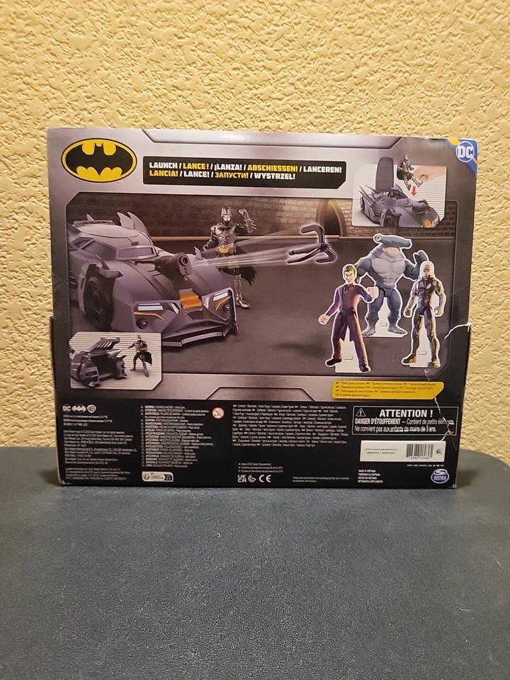 DC Comics Crusader Batmobile Playset With Batman Figure & Villain Targets