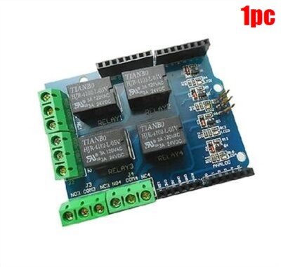 For Arduino Four Channel Relay Shield 5V 4 Channel Relay Shield Module Ic New cb