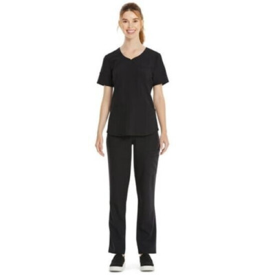 Scrubstar Womens Core Essentials Sweetheart V-Neck Scrub Top Small