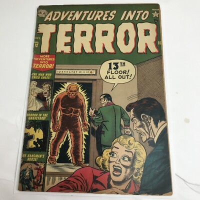 Adventures into Terror #12 1952 Atlas Comics Golden Age Ayers Krigstein