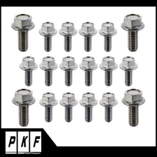 Stainless Steel Oil Pan Bolts Hardware Kit For Small Block Chevy 283 302 SBC