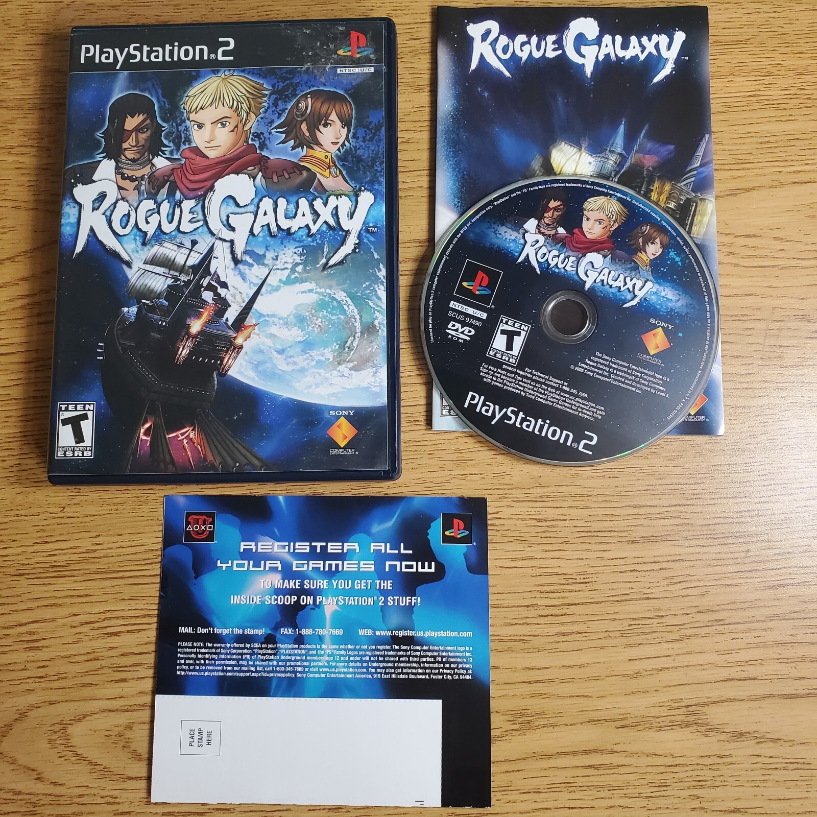 Rogue Galaxy (Sony PlayStation 2, 2007) PS2 CIB Complete w/Manual ...