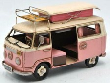 1966 BUS MODEL, VINTAGE CAMPING BUS, CAMPER MODEL 1:20-SCALE FOR HOME DECOR DEAL - Image 1