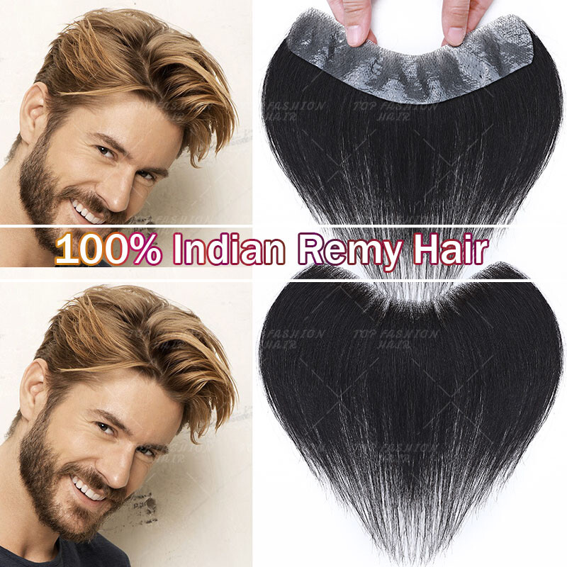 Sistema Di Sostituzione Capelli Toupee Da Uomo Duro Fine Mono Polipelle - Foto 14