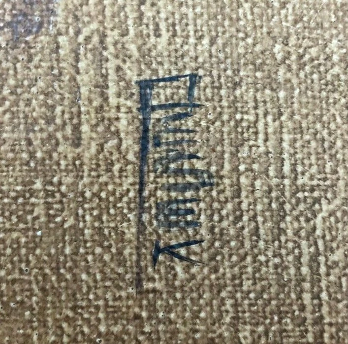 Ludek Pesek Arte Original ESPACIO VINTAGE Lienzo Abstracto Óleo National Geographic Foto 2 de 4