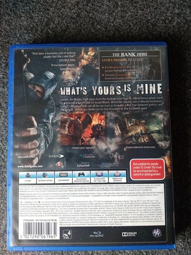 Thief Playstation 4 Vgc Free Postage - Picture 2 of 5