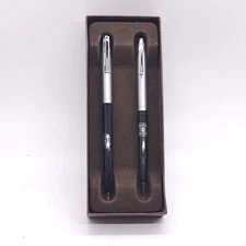 Sheaffer Vintage Advertising Click Clip Pen & Mechanical Pencil Set V.F.W Logo