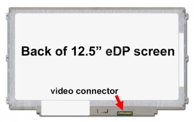Écran LCD LED 12.5 Pouces WXGA 1366x768 - Compatible, 30PIN, Neuf, Garantie 1 An