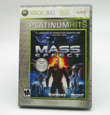 Mass Effect (M) Platinum Hits XBOX 360 Video Game TESTED