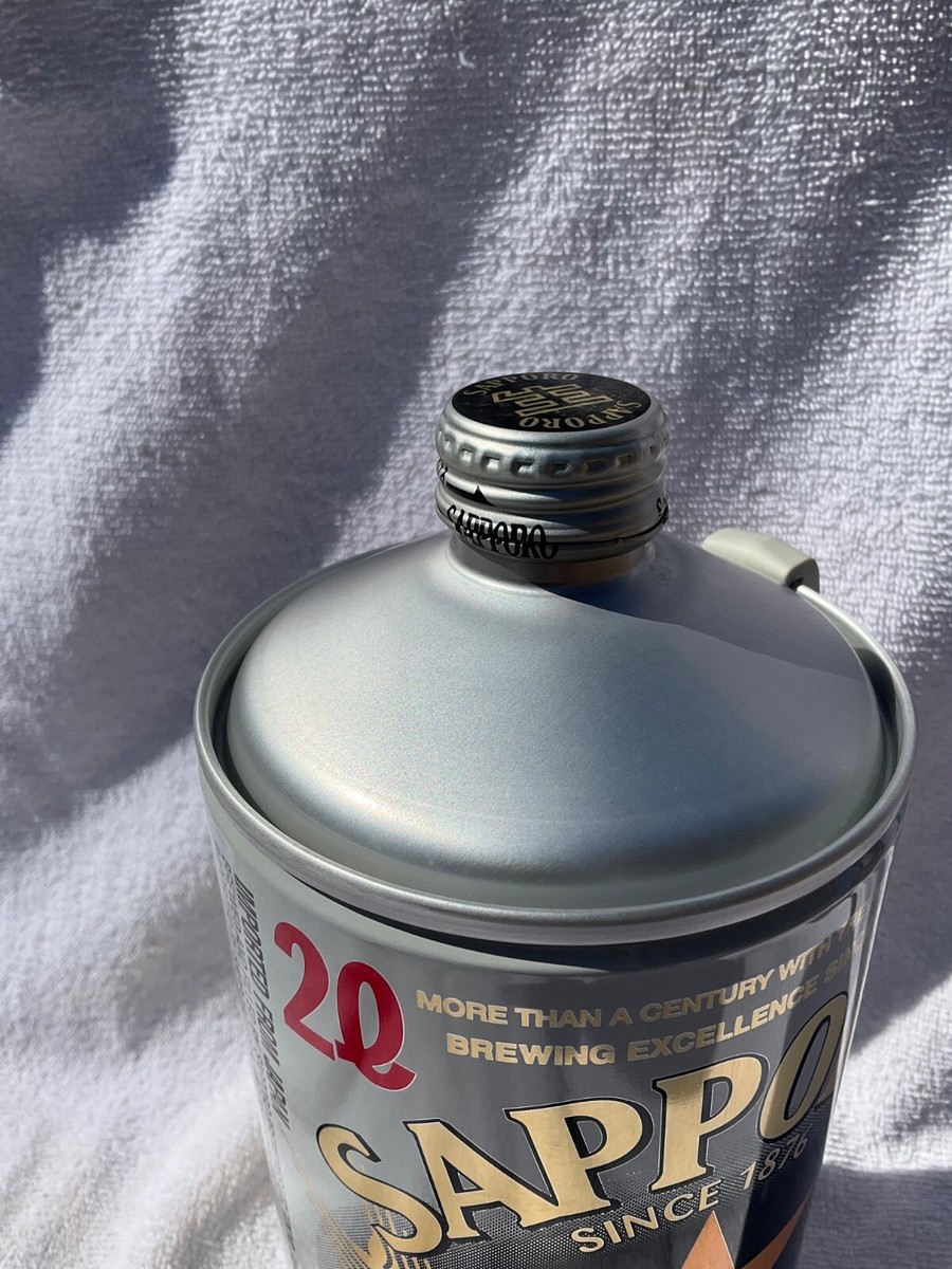 Vintage Import Beer Sapporo Original Draft Beer Mini Keg Can with