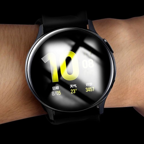 2X Full Cover 3D Screen Protector Film for Samsung Galaxy Watch Active 2 40/44mm - 第 12/14 張圖片