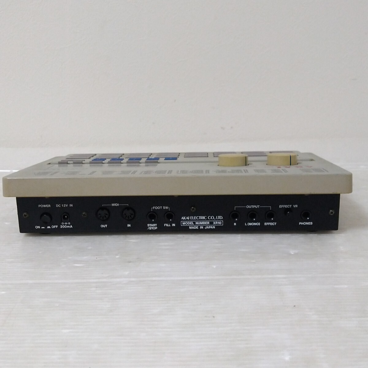 AKAI XR-10 アカイ　ドラムマシン AKAI XR-10 Akai drum machine working unit free shipping from