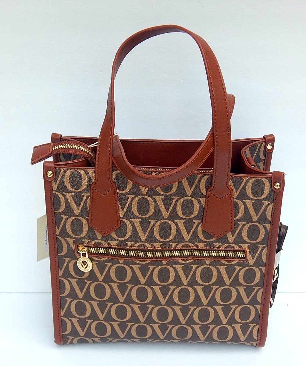 VALENTINO ブラウンレザーパンサー柄トートバッグ VALENTINO ブラウンレザーパンサー柄トートバッグ