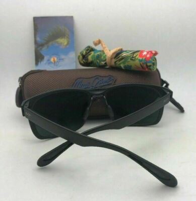 Polarized MAUI JIM Sunglasses RED SANDS MJ 432-2M Matte Black
