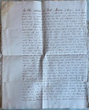 1827, Last Will And Testament Of William Smith, Mucclestone, Staffordshire