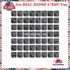 Lot of 20 Adhesive Capacity Stickers FOR DELL G14 DXD9H X7K8W HDD Tray Caddy