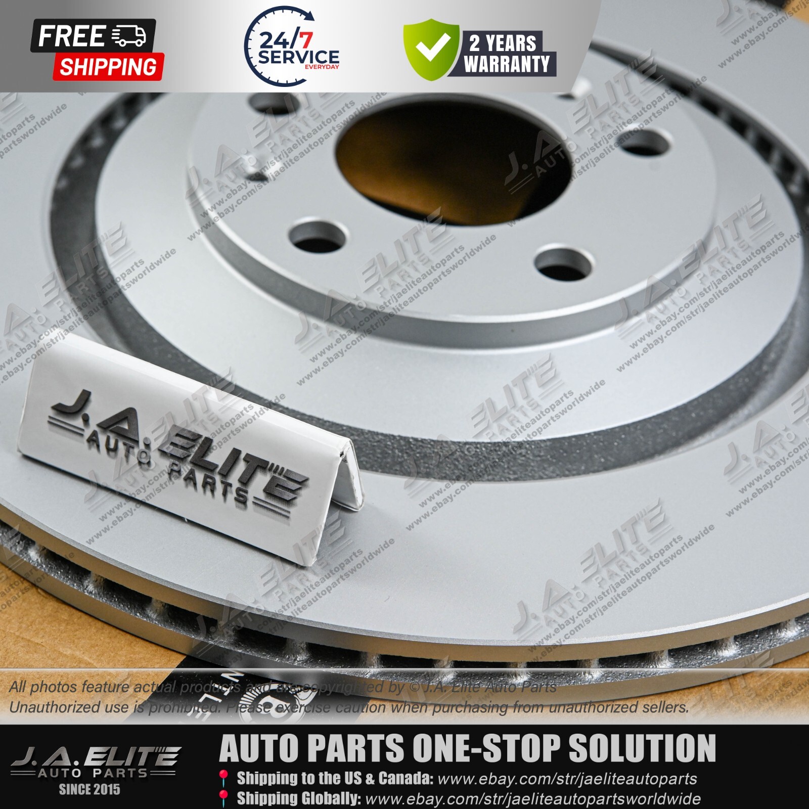 2pcs Rear Brake Discs Set fit Bentley Continental GT, Flying Spur 3W0615601G