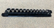 Snap-on FSM 12 pc 3/8" 6-Pt Metric Shallow Socket Set- 8mm to 19mm PAKTY231