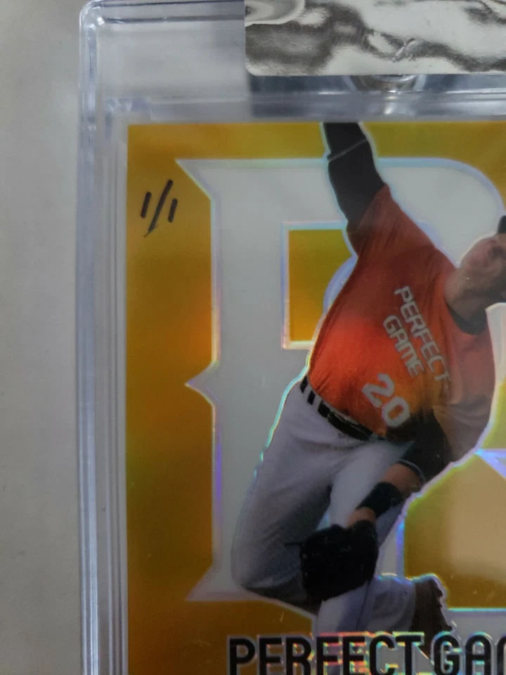 DANIEL REYES 1 OF 1 2014 LEAF DRAFT PERFECT GAME RETRO PROOF - Image 2 of 4