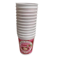 LOT 12 STRAWBERRY SHORTCAKE 17 OZ PLASTIC PARTY STADIUM CUPS - PARTY SUPPLIES