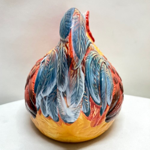 Country Gate Enesco Multicolored Chicken Rooster Jug Pitcher Holder Decor READ - Picture 3 of 11