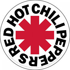 Red Hot Chili Peppers Logo Sticker White