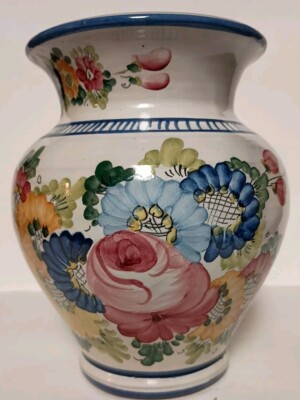 Handpainted Vase FCA Peru 7.5'' X 6 ''
