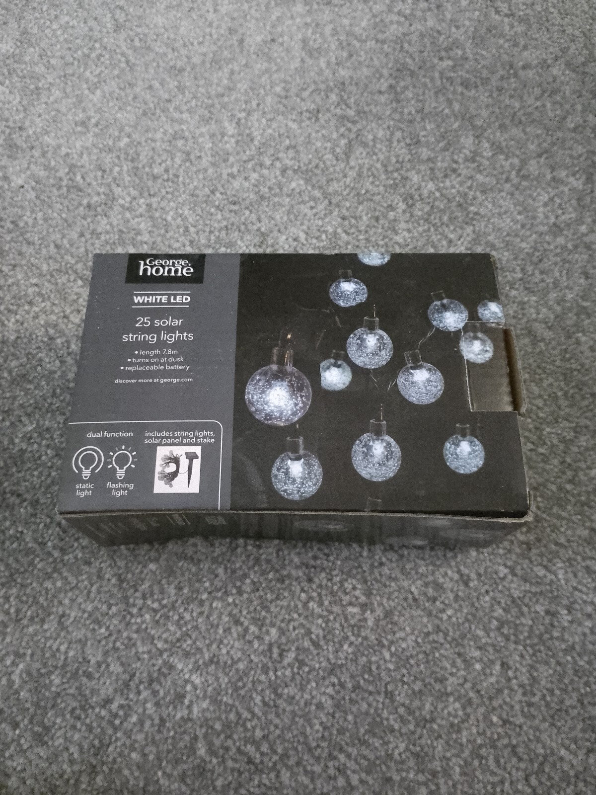 solar powered outdoor christmas lights eBay