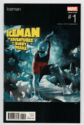 ICEMAN #1 Skan Hip Hop Variant Cover Marvel 2017 Homage to B.o.B. Bobby Ray