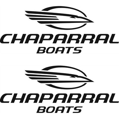 2 Chaparral Boat TRAILER LOGO GRAPHICS DECALS -45
