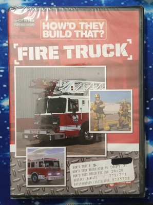 HOW'D THEY BUILD THAT? FIRE TRUCK DVD HD (Marvelous Media 58 Min) SEALED   