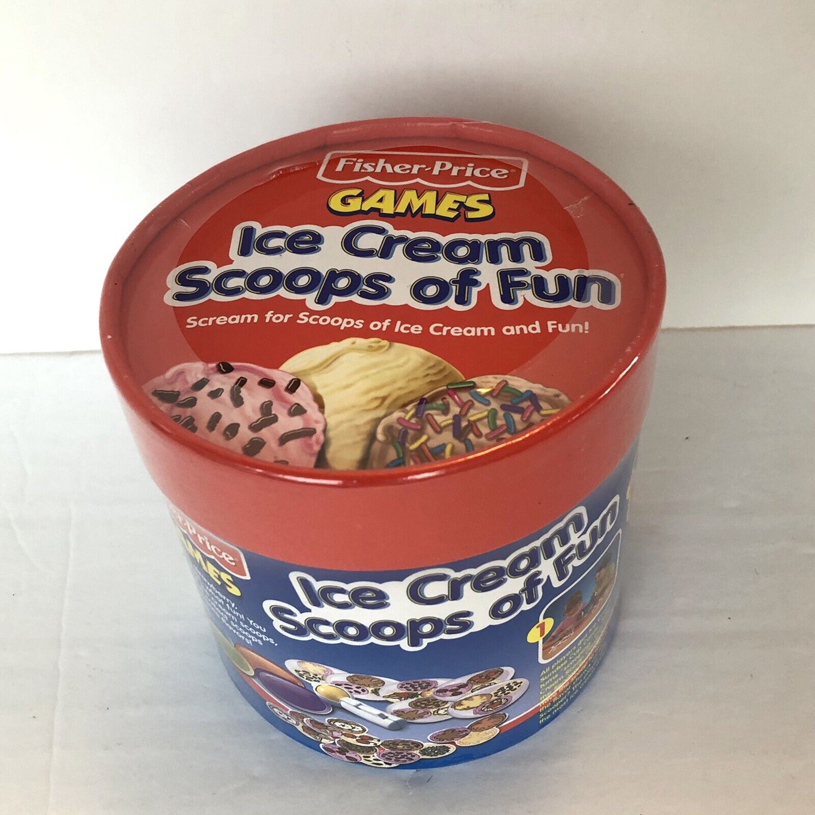 Fisher Price Ice Cream Scoops Of Fun - Matching Card Game 